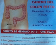 Convegno Medico 26 gennaio 2013: Cancro del colon retto