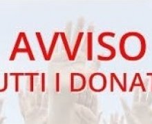 AVVISO DONAZIONE DOMENICA 18 MARZO 2018